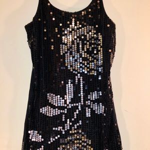 Sparkly Black Tank Top